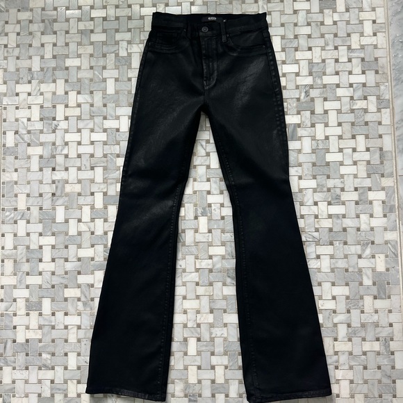 Hudson Barbara High Rise Bootcut Jean noir coated - Picture 2 of 10